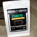 Half pound bag of Ethiopia Gedeb Banko Dhadhato.